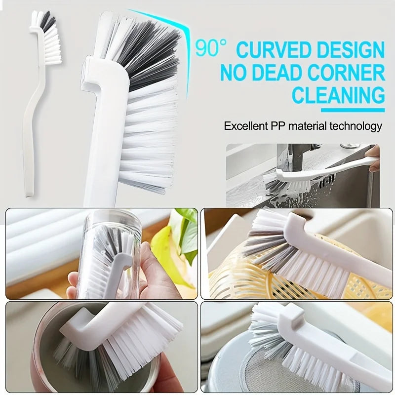 8/11/13Pcs Household Gap Cleaning Brush Set Crevice Tool Hard Bristle for Stiff Angled Corner Cleaning Supplies Kitchen Bathroom