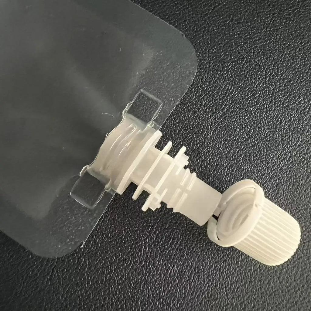 10Pcs 0.86Dia Stand Up Plastic Drink Bag Packaging Spout Pouch DIY Beverage Liquid Juice Milk Coffee Camping Outdoor Storage