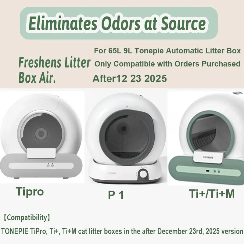 3/6 Pack Pet Odor Deodorant Gel Compatible With Tonepie P1 TI PRO/TI+M Cat Automatic Litter Box Orders Purchased After12 23 2025