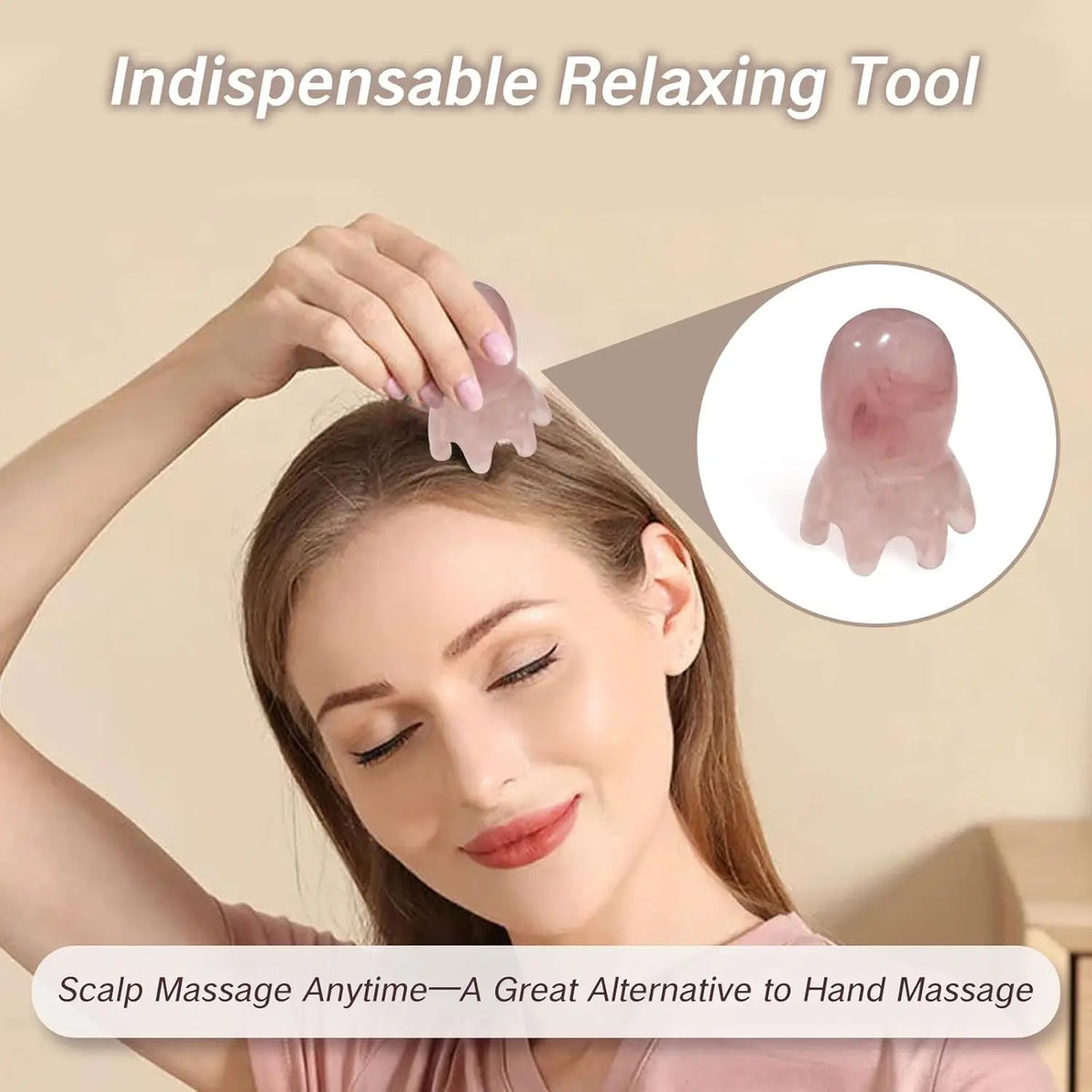2Pcs Octopus Scalp Massager & Gua Sha Tool 8-Tentacle Head Scratcher for Deep Relaxation Muscle Knot Relief Acupressure Massager