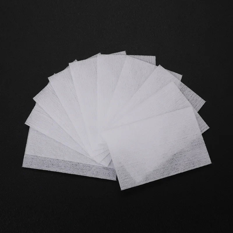 100/500/1000pcs Nail Polish Remover Wipes Cotton Pad Lint-Free Nail Gel Wipes Cleaner 6x3.9cm Cotton Wipes Paper Nail Tools TY89