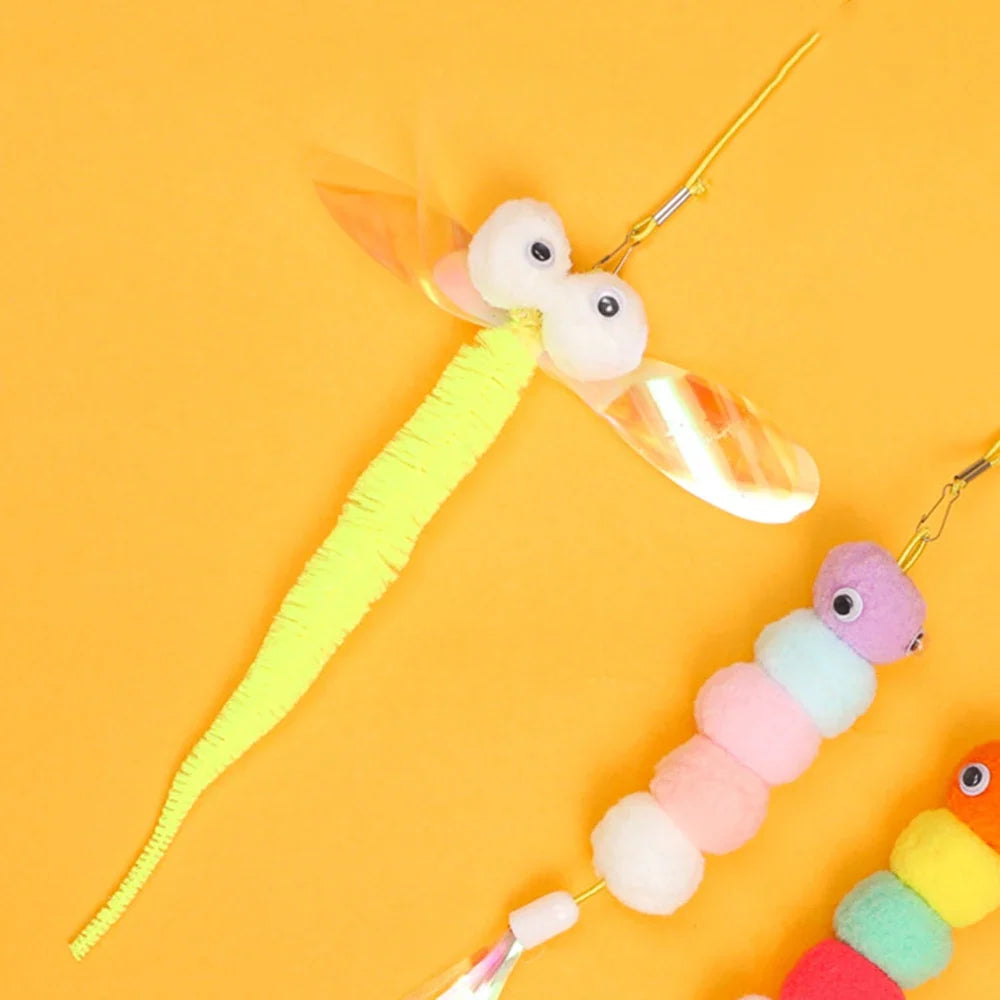 Random Cat Hanging Cat Toy Hanging Door Elastic Rope Cat Stick Feather Pet Supplies For Cats And Dogs