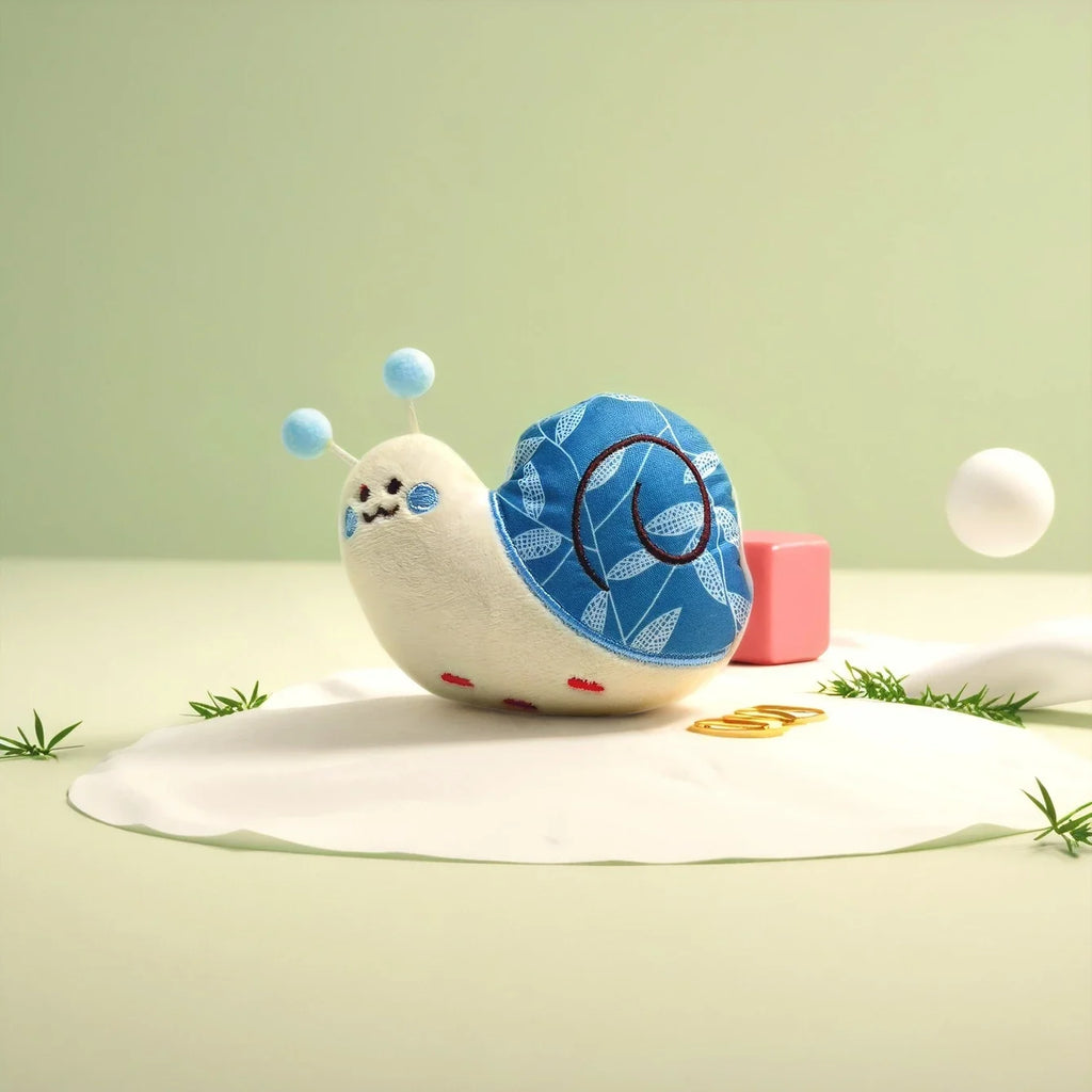 1pcs Cute Snail Shaped Toy for Dogs To Relieve Boredom, Interactive Teeth Grinding and Cleaning, Self Fun Pet Plush Toy