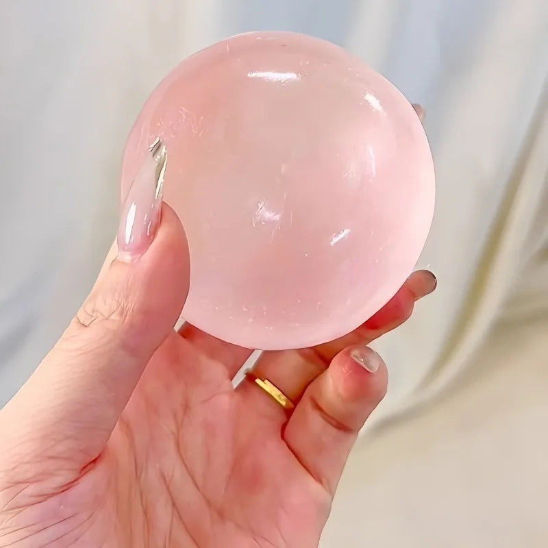 Pink Maltose Squishy Toys Mochi Anti Stress Sensory Fidget Toy Soft Simulated Transparent Maltose Slow-rebound Decompression Toy