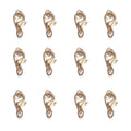 50Pcs Lobster Clasps Hooks with 100Pcs Jump Rings End Clasps Bracelet Necklace Connectors for DIY Jewelry Making Supplies