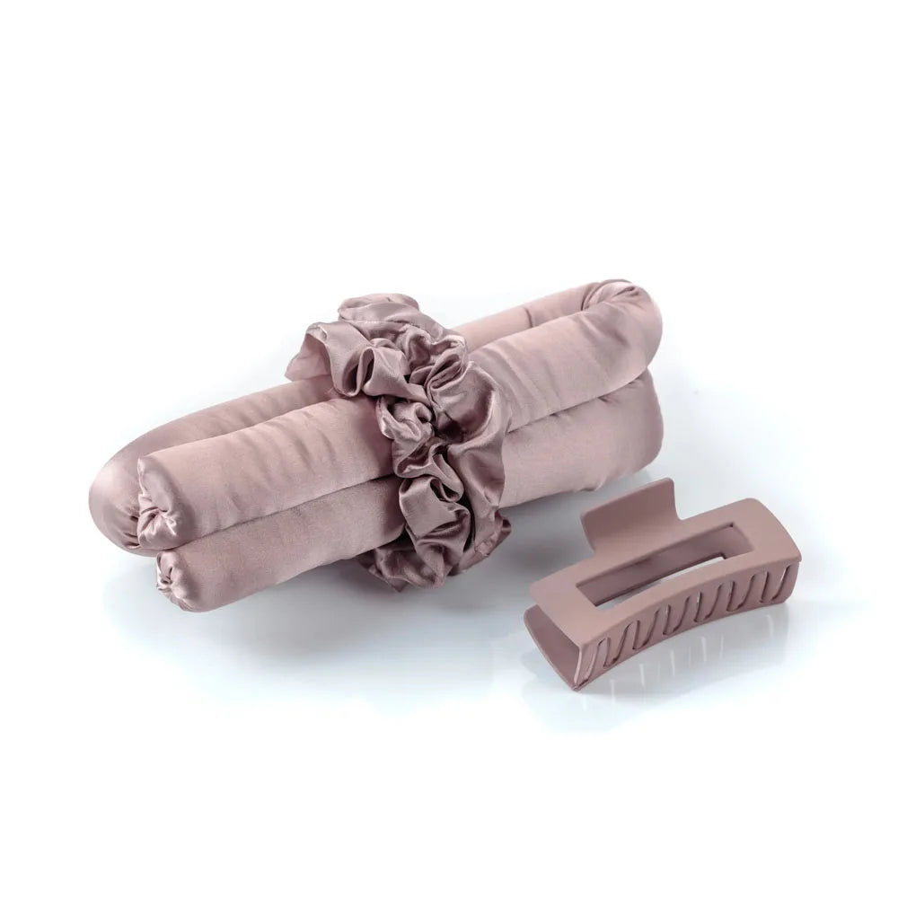 Heatless Curling Rod Headband No Heat Silk Curls Ribbon Hair Rollers Sleeping Soft Headband Lazy Hair Curlers Hair Styling Tools