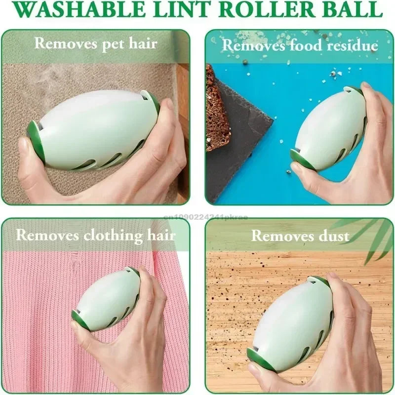 Reusable Pet Hair Remover Roller Washable Fur Remover for Clothes Lint Cleaner for Cats Dogs Portable Animal Hair Removal Tool
