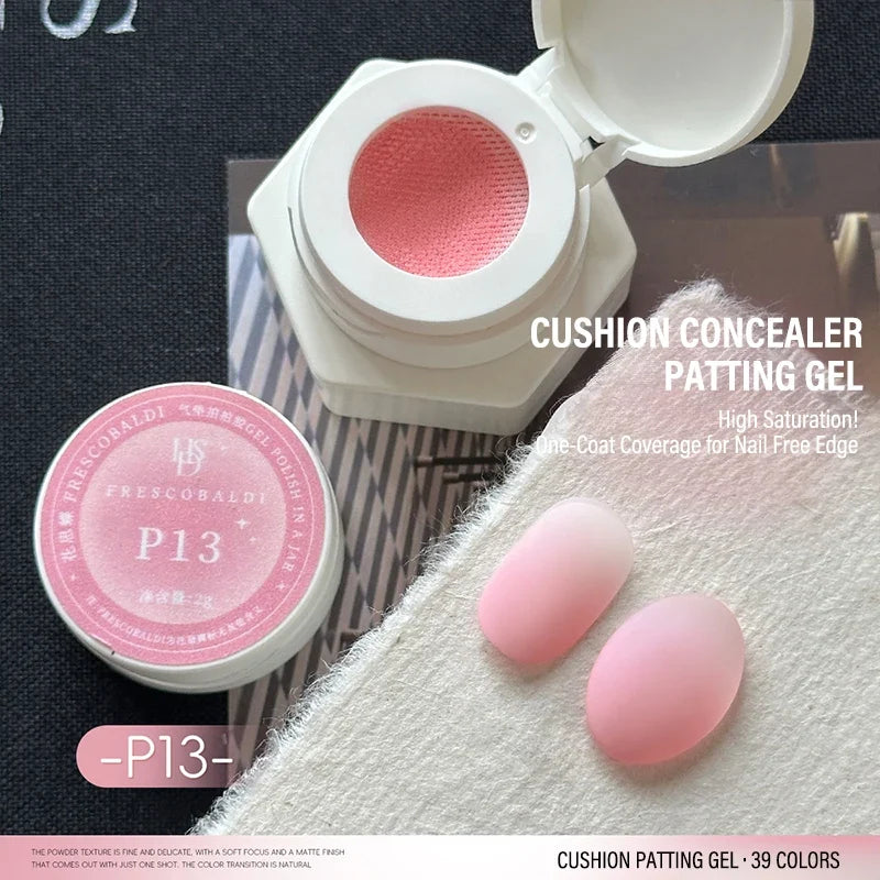 Nail Air Cushion Patting Gel, No Wash High Saturation Solid Color Gradient Shading, Offline Nail Salon Specific UV Nail Polish