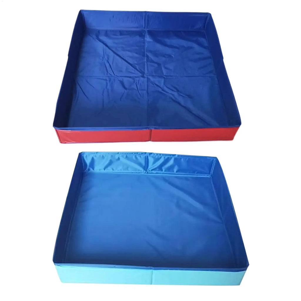 50x50cm PVC Folding Pet Swimming Pool Dog Cat Kiddie Wading Pool Pet Puppy Bathing Tub Summer Outdoor Backyard Water Fun Toys