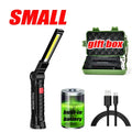 Multifunctional Folding Work Light Portable Camping Light USB Rechargeable Flashlight With Built-in Battery Magnetic Lamp