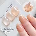 UR SUGAR 15ml 4-IN-1 Jelly Rubber Base Gel For Construct Reinforce Natural Nail Art Manicure Soak Off LED UV Gel Nail Varnishes