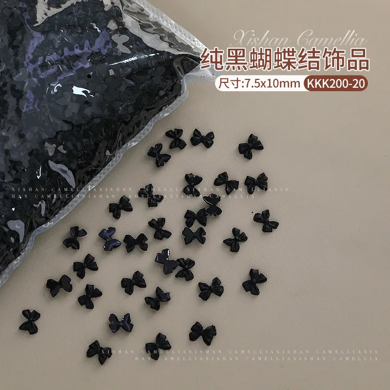 100pcs Ice Transparent Pentagram Nail Art Charms Resin 3D Shiny Stars Nail Art Rhinestone Flatback Gems DIY Nail Accessories