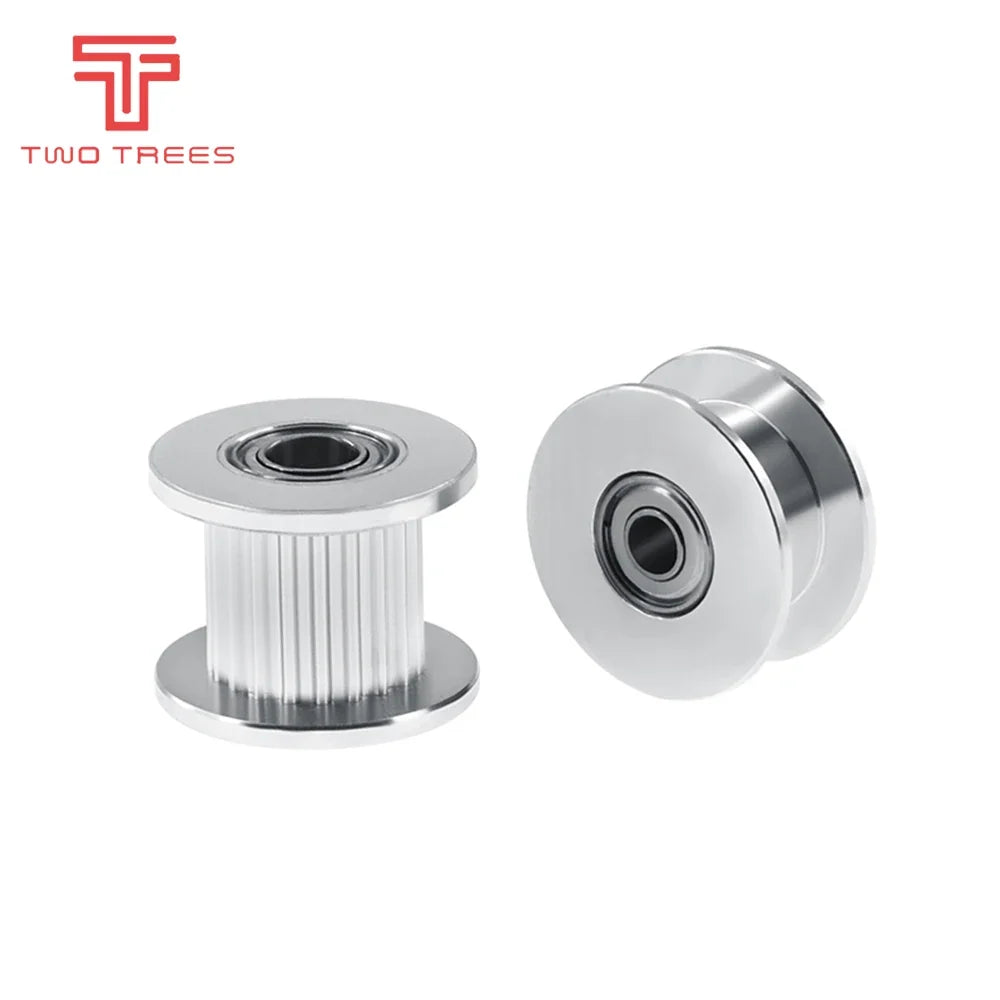 GT2 Type Passive Synchronous Wheel 16/20 Tooth Teeth Aluminum Timing Drive Pulley for 3D Printer Gear Idler Pulley Wide 6mm/10mm